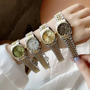 Custom Quartz Women’s Wristwatch Waterproof Analog Dial Stainless Steel Luxury Fashion Ladies Watch