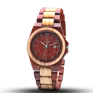 Custom Quartz Wood Watch for Men and Women