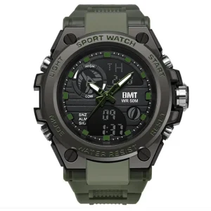 Custom Sports Quartz Digital Men Watches TPU Strap Chronograph Alarm Digital Wristwatch