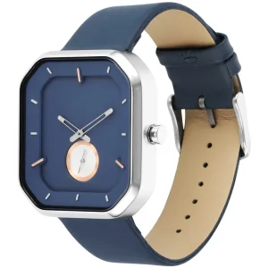 Custom Square 40mm Unisex Ultra Thin Leather Business Sport Men’s Watch