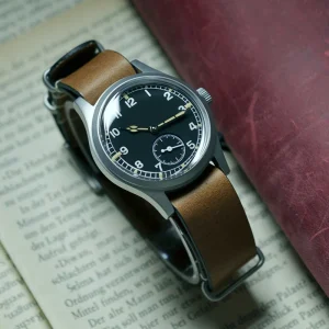 Custom Unisex 36mm Luxury Small Hand Mechanical Automatic 316L Stainless Steel Vintage Pilot Watch