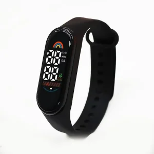 Custom Unisex Logo Candy-Colored LED Touch Screen Waterproof Digital Watch