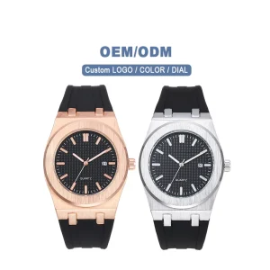 Custom Watch Dial OEM Manufacturer Wrist Watches Stainless Steel Waterproof Automatic Watches With Logo Brand