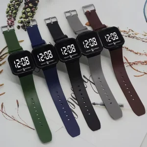 Custom logo New LED Electronic Watch Student Sports Touch Clock Men Women Children Digital Watches