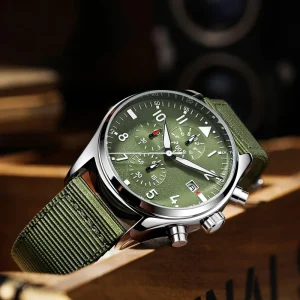Custom logo Wrist Quartz Watch Luxury for Men Waterproof Sports Men’s Chronograph Watches Men