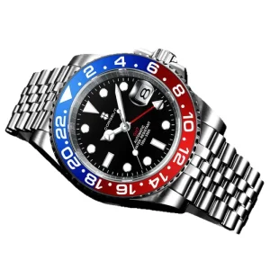 Customizable Logo Fashion Luxury Cola Fully Automatic Mechanical Watch Men Multifunction Wristwatch