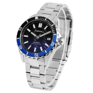 Customizable Mechanical Wristwatch Automatic Date Display Stainless Steel Material Retro Dial Exquisite Craftsmanship