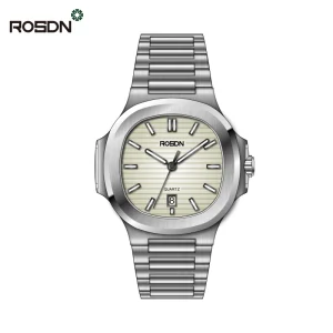 Customizable Stainless Steel Automatic Watch with Japanese Movement Quartz Dial Display OEM Business Pointer Display