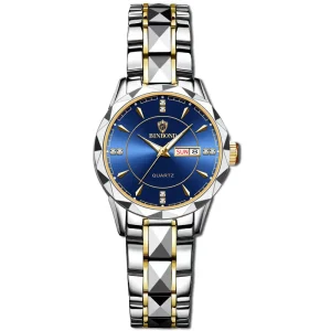 Customization Quartz Watches Waterproof Steel Band Fashion Calendar Quartz Watch