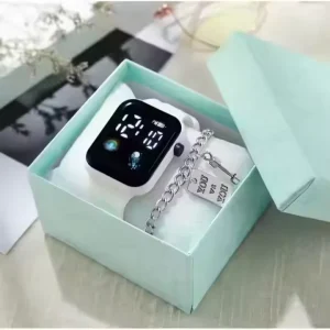 Customize Logo Luxury Cartoon Fashion Sports Digital Watch for Boys Girls Children’s Leisure LED