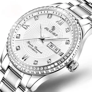 Customized Classic Fully Automatic Mechanical Men’s Luxury Watch Night Light 20mm Stainless Steel 3BAR Water Resistance Business