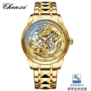 Customized Exquisite Luxury Automatic Mechanical Watch Luminous Waterproof Suitable for Business Men’s Watches