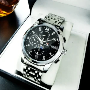 Customized Exquisite Luxury Fashion Automatic Mechanical Watches Waterproof Multifunctional Business Men’s Watches