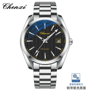 Customized Fashionable High Quality Mechanical Watch with Openwork Design Luminous Effect and Water Resistance for Men Watch