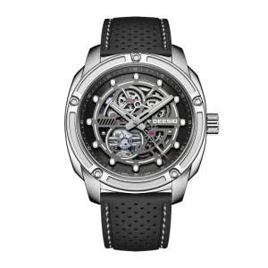 Customized Hollow Automatic Mechanical Breathable Watch Strap with Night Light and Waterproof Features for Men