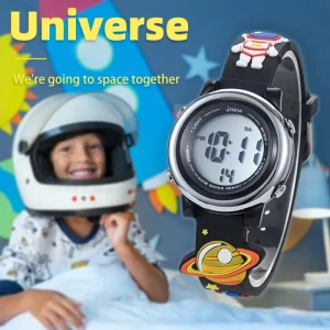 Customized Kids Watch Digital Sports 3D Cartoon Waterproof Wristwatch