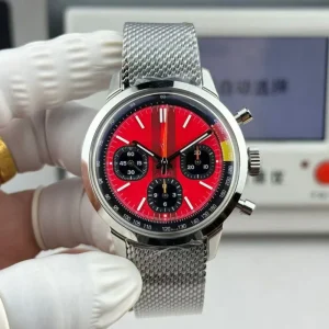 Customized Logo Fashionable and Luxurious Men’s Stainless Steel Multifunctional Chronograph Steel Band Watch