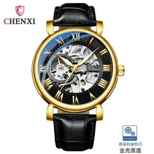 Customized Luxury Business Hollow Men’s Waterproof Automatic Mechanical Watch Casual Men’s Watches