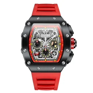 Customized Luxury High Quality Fashionable Multi Functional Fully Automatic Mechanical Stainless Steel Pointer