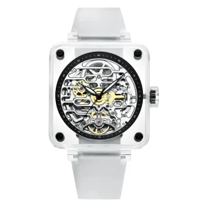 Customized OEM Sapphire Skeleton Mechanical Automatic Waterproof Men Watch Gift