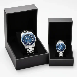 Customized Stainless Steel Automatic Watch Create Own Brand Logo Luxury Watch for Couple
