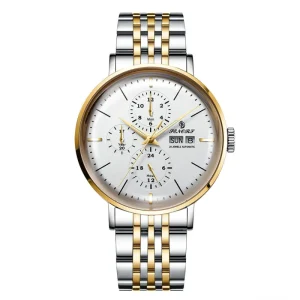 Customized Stainless Steel Men Watch Multi Functional Fully Automatic Mechanical Business and Casual Watch