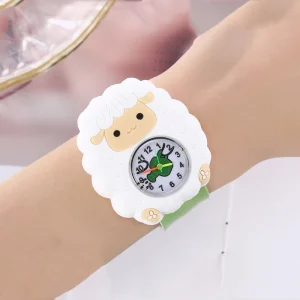 Cute Cat-Style Cartoon Children’s Water-Resistant Watch