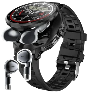 D11 2 in 1 Reloj Inteligente BT Call Sports Tracking Smart Watch Men with TWS Earbuds Earphone Headset for Sumsung Android Phone