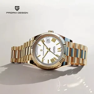 DD40 Gold Men’s Watches Luxury Automatic Watch for Man Mechanical Wristwatch NH36 Men AR Sapphire Waterproof Clock