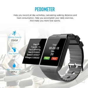DZ09 Smart Watch High Quality Support BT Touch Screen Activity Tracker Waterproof IP67 Square Calendar