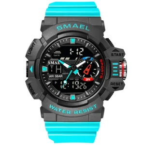 Decodate Waterproof Display Analog Led Wrist Sport Mens Womens Digital Watches