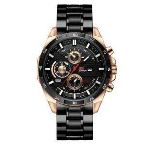Designer Watch Custom logo Men’s Quartz Watch Calendar Waterproof Business Luxury Watch for Men