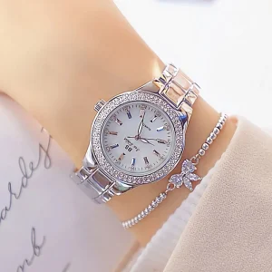 Diamond Wrist Watch, Luxury Ladies Quartz Watch