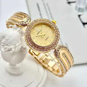 Diamond-encrusted women’s watch luxury high-grade casual fashion bracelet watch