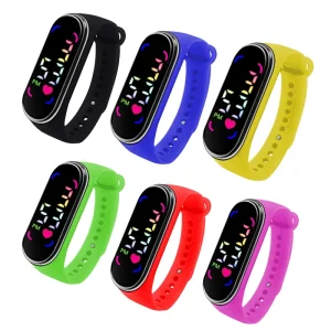 Digital Dial Display Waterproof Touchscreen Watch for Women Men and Children