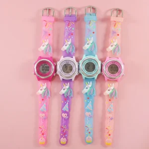 Digital Kids Watches Easy to Read Display for Young Children Lightweight Comfortable on Kids’ Wrists