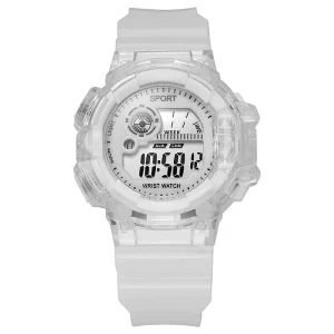 Digital Multi-functional Creative Luminous Fashion Watch Outdoor Sports Water Resistant 3BAR Kids Boys Girls
