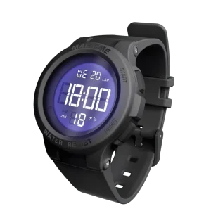 Digital Sports Watch for Kids LED Display Waterproof Sport Wristwatch TPU Case Resin Strap Long Battery Boys Girls