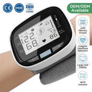 Digital Wrist Blood Pressure Monitor Heart Rate Sleep Monitor Blood Pressure