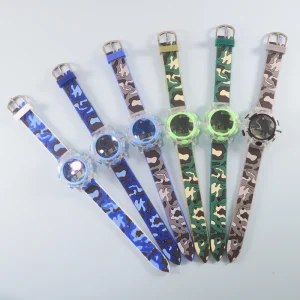 Direct Supply From Chinese Factories Children’s Digital Electronic Watches with Colorful Fan Series Patterns Water Resistant 10m