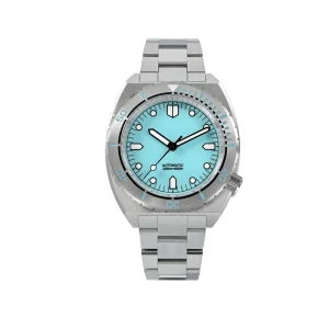 Diver 40mm Luxury Automatic Mechanical Sapphire Watch for Men Stainless Steel Bezel 20 Bar BGW 9 Luminous 20 Bar Water Resistant