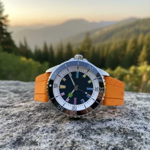 Diver Style Mechanical Sports Watch Night Luminous Display Waterproof Design Suitable for Outdoor Swimming Diving OEM Orders