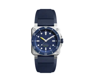 Diver Watches Automatic Men Luxury With Rubber Watch Strap Special Square Watch