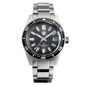 Dome Sapphire 20atm 62mas Japan NH35 Mechanical Automatic Diving Watch 316L Stainless Steel for Men