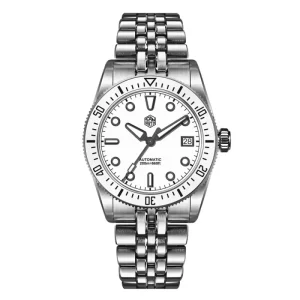 Dropship High Quality Sapphire 316L All Matt Stainless Steel Mechanical Automatic Transparent Caseback Watch Man for Sale