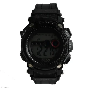 Durable Black Waterproof Digital Men’s Sport Watch