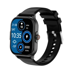 E02 Smart Watch with HD 2.01 Inch Square Screen Wireless Charging Heart Rate and Blood Oxygen Monitoring