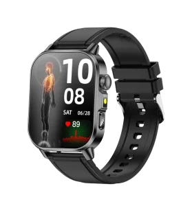 ECG Monitor Smart Watches Extra Long Battery Life Call SMS Alarm Reminder Heart Rate Monitor Men’s Smart Watch ET571