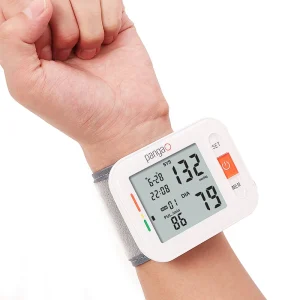 Electric Digital Portable Talking Smart Wrist Blood Pressure Monitor Large Lcd Display Bp Machine
