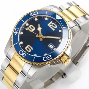 Elegant Automatic Mechanical Watch Exquisitely Polished Case Comfortable Strap Business Wristwatch Mechanical Watch